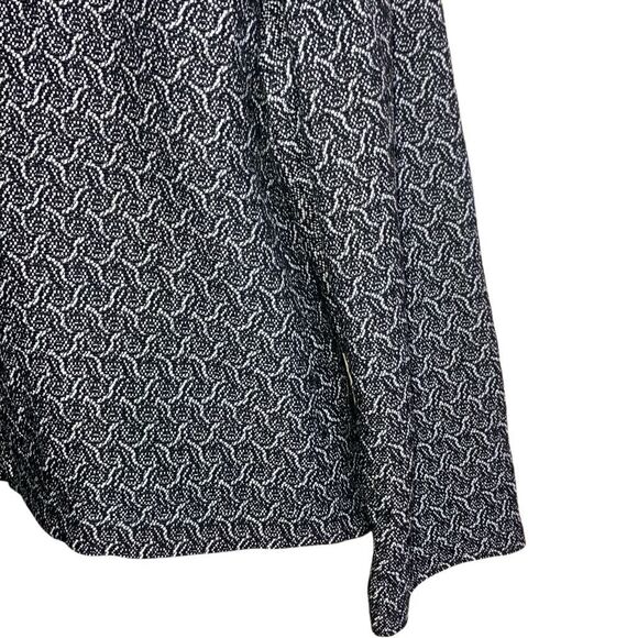 Eileen Fisher Jacquard Flight Jacket Womens XL Black Bone Full Zip #422 - Picture 7 of 14